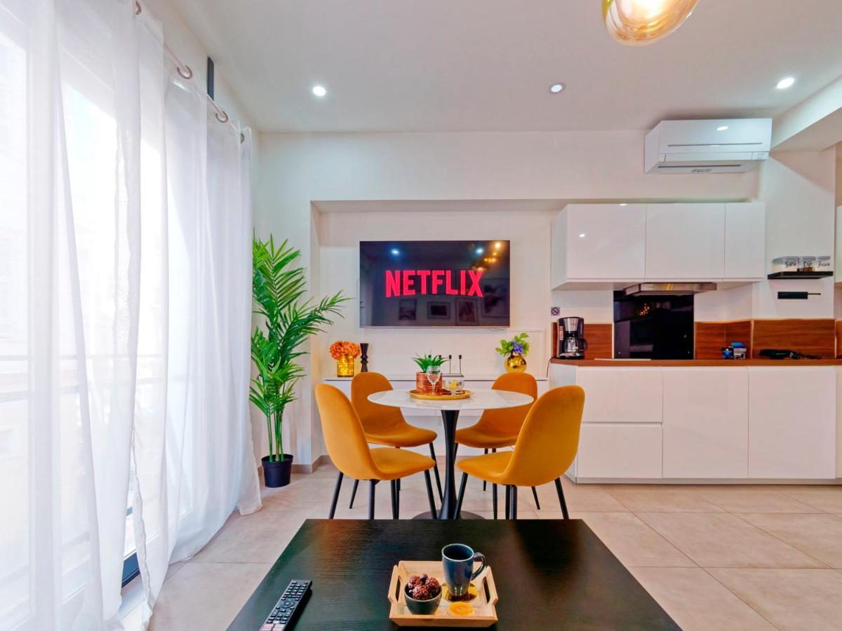 City Vibes, Indoor Parking, Breakfast & Air Conditioning Nizza Exterior foto